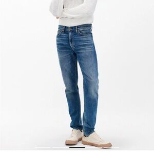 rag & bone Light Blue Straight Jeans